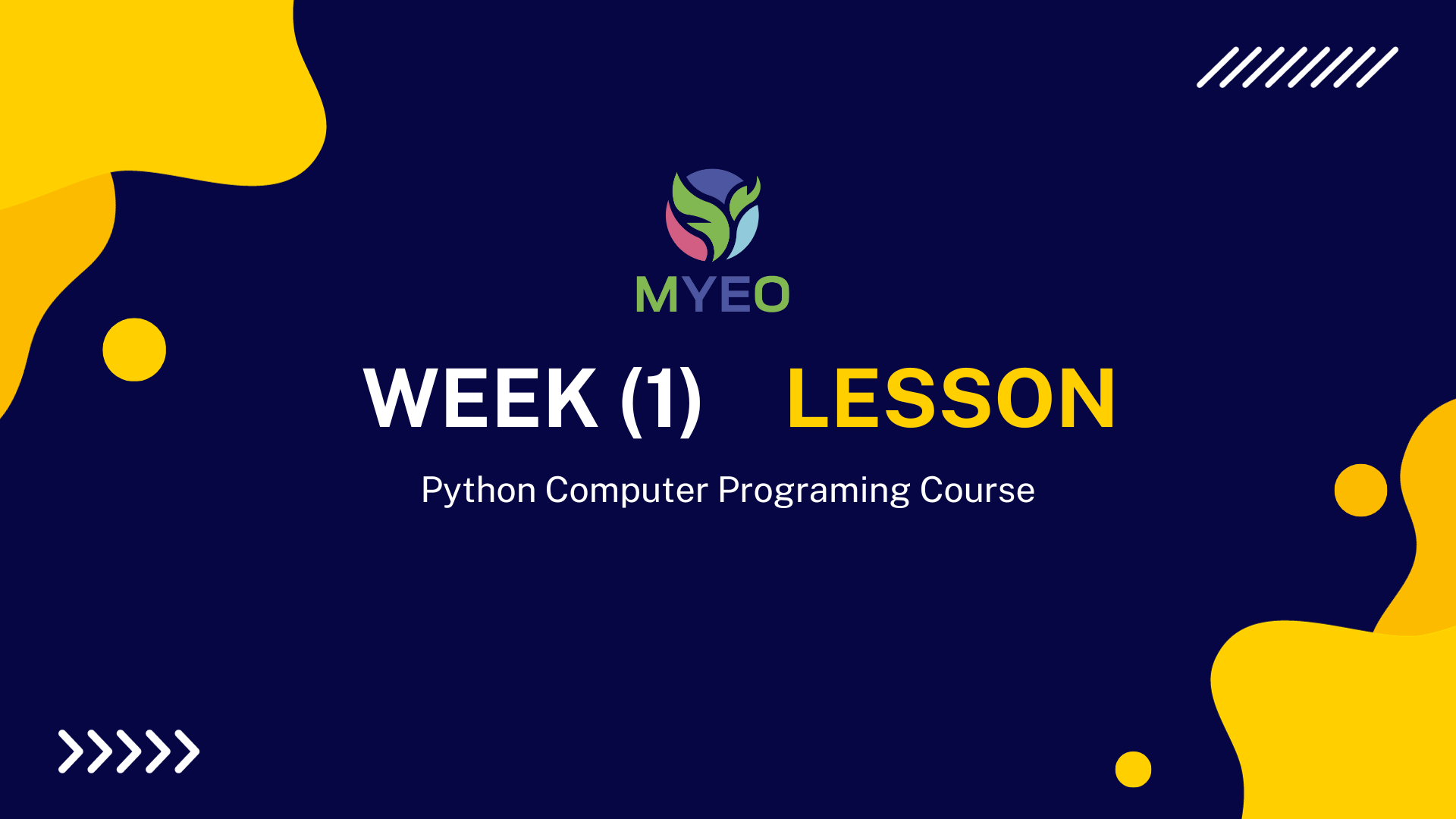 tech neo – sybsc it – python programming, mu –... Programming and Algorithms - MYEO, Myanmar Youth Empowerment Opportunities